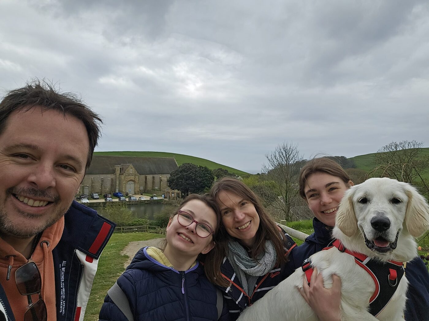 Tom with his family